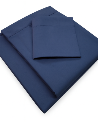 Juego de sábanas Azul Marino 2 Plz