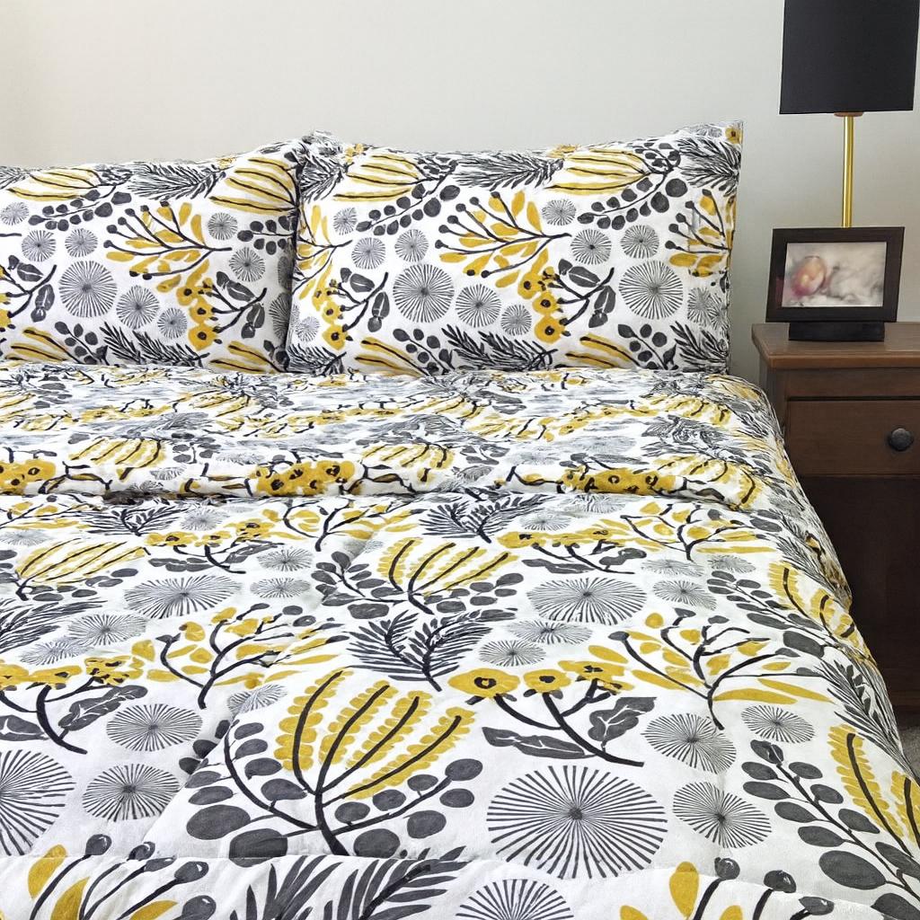 Edredón estampado King Size