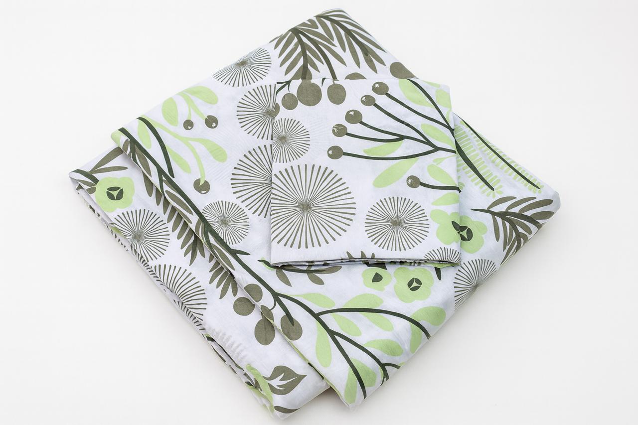 Juego de sábanas Estampado Verde King