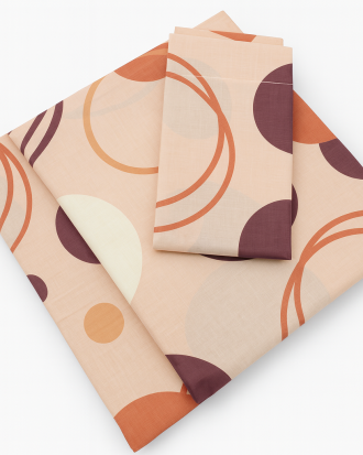 Juego de Sábanas Naranja Queen Size