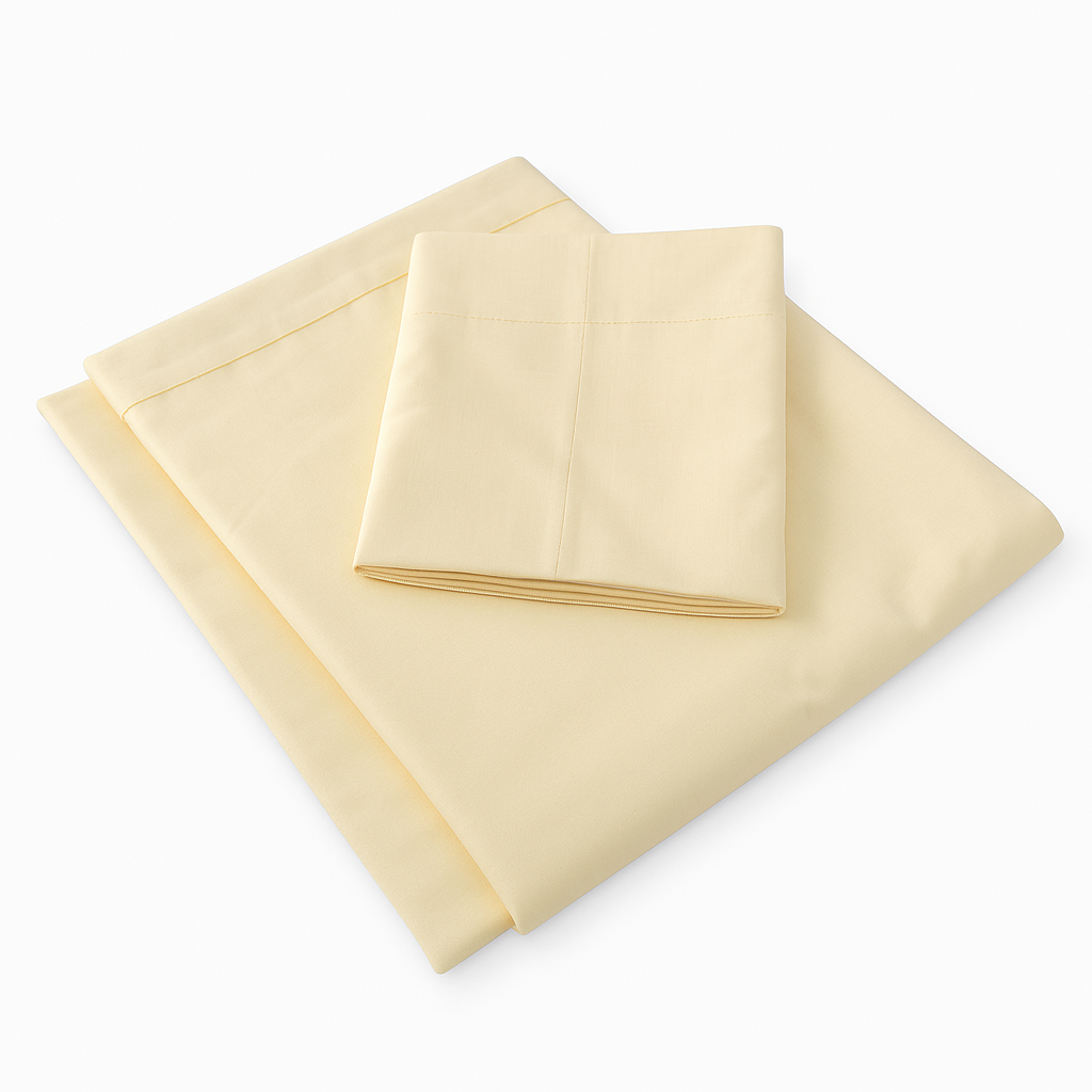 Juego de Sábanas Amarillo King Size