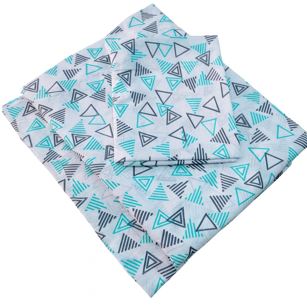 Juego de Sábanas Triangulos Queen Size